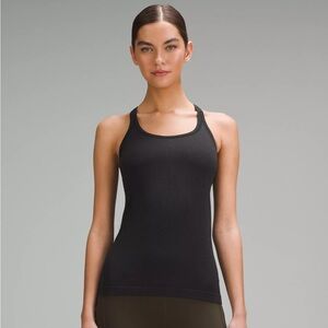 NWT Lululemon Ebb to Street Tank size 10 Black